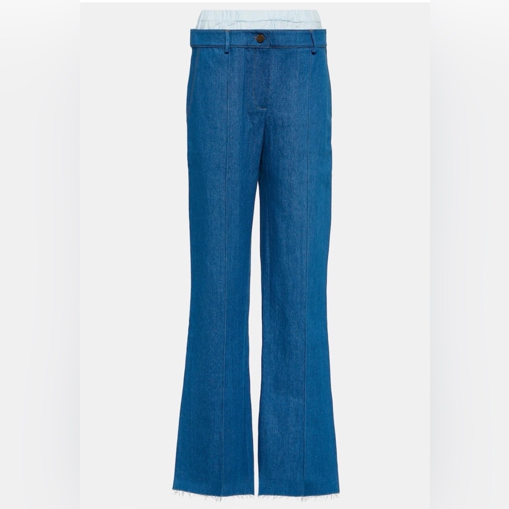 Aya Muse high waisted blue pants SZ 10